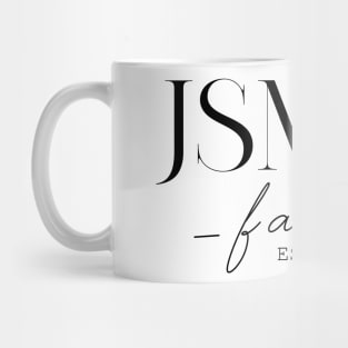 Jsmes Family EST. 2020, Surname, Jsmes Mug